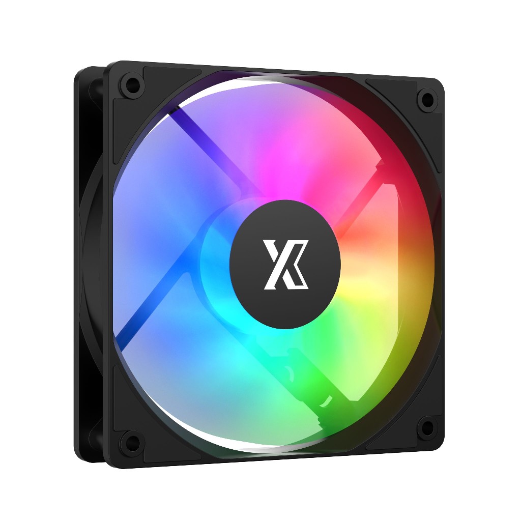 Вентилятор 12x12см XASTRA FC120B FRGB (FC120-1BF-SBP-GL), OEM