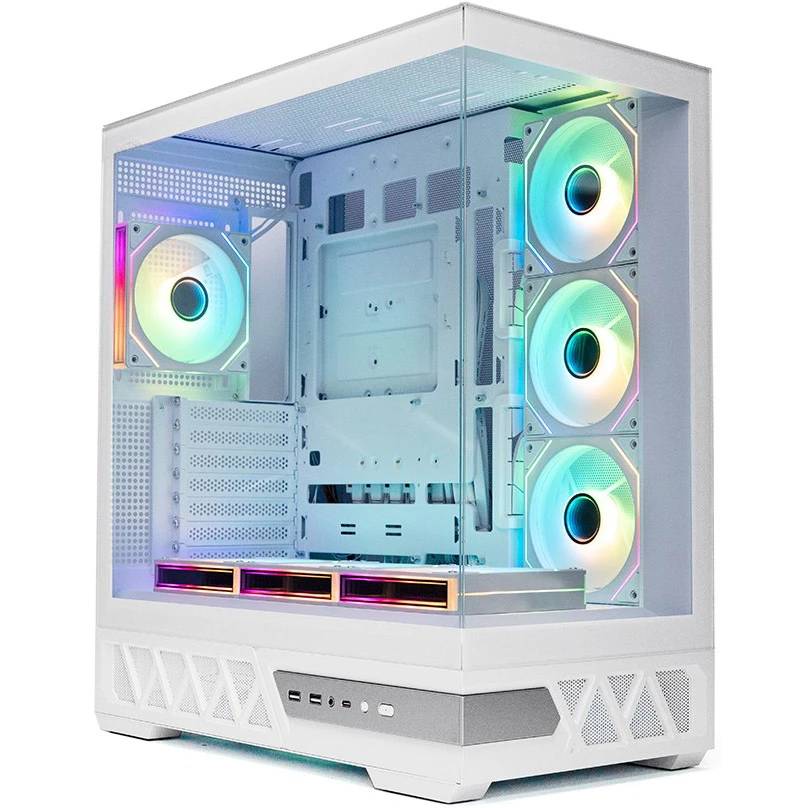 Корпус XASTRA Q700 7ARGB White (Q700-7FM12A-C10-UC-WH), без БП, ATX