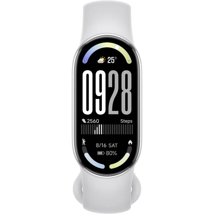 Смарт браслет Xiaomi Smart Band 10 BHR07PSGL, серебристый