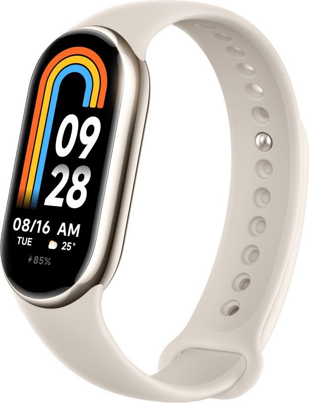 Смарт браслет Xiaomi Mi Smart Band 8 M2239B1/BHR7166GL, Champagne Gold (Б/У, не работает датчик изм.пульса)