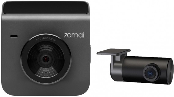 Автовидеорегистратор Xiaomi 70mai Dash Cam A400 + Rear Cam Grey (Midrive A400-1)