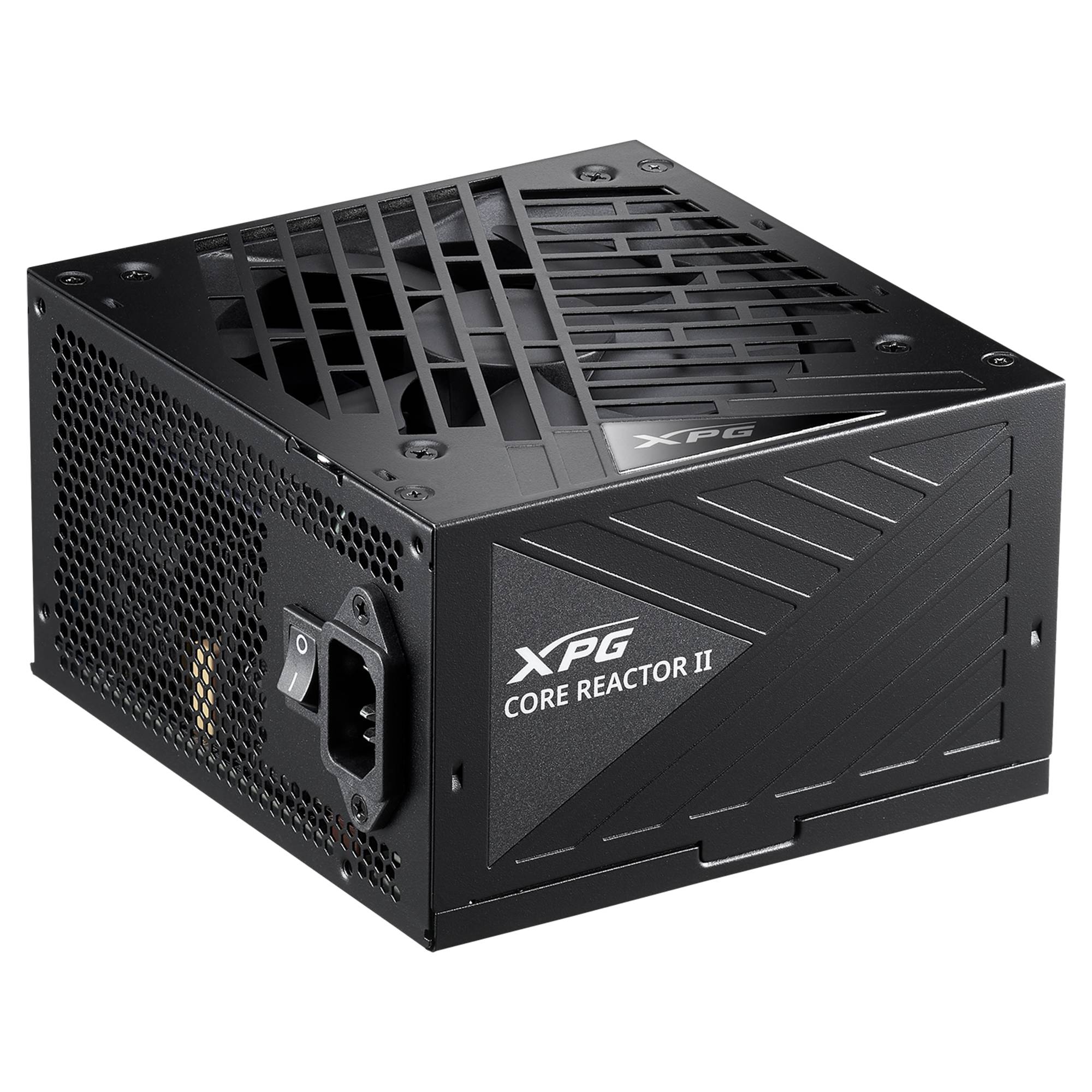 Блок питания 1200Вт, XPG CORE REACTOR II Black COREREACTORII1200G-BKCEU, 80 Plus Gold, APFC, ATX