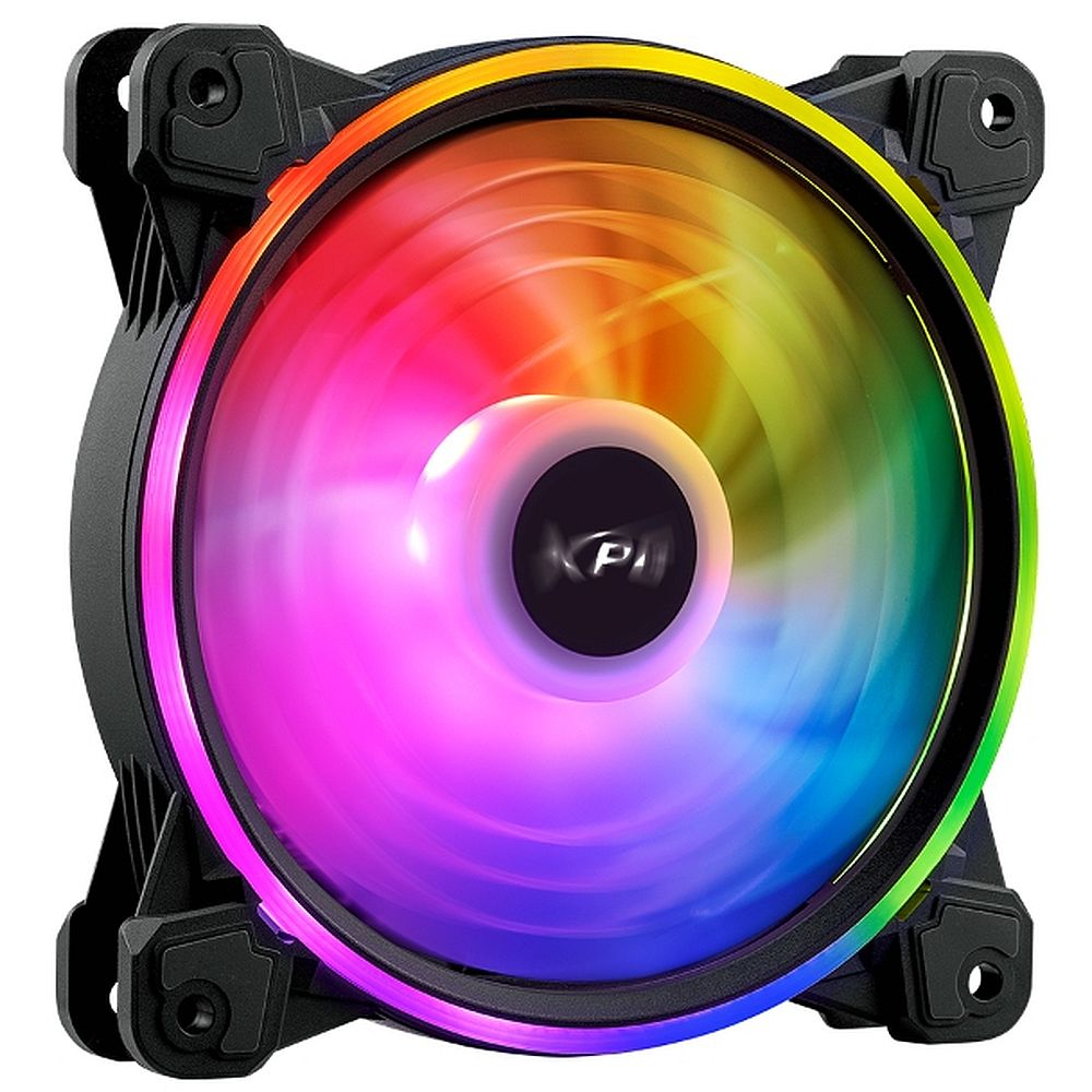 Вентилятор 12x12см XPG HURRICANE 120 ARGB PWM, черный HURRICANE120ARGBPWM-BKCWW