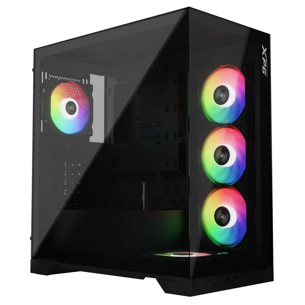 Корпус XPG INVADER X Black INVADERXMT-BKCWW, без БП, ATX