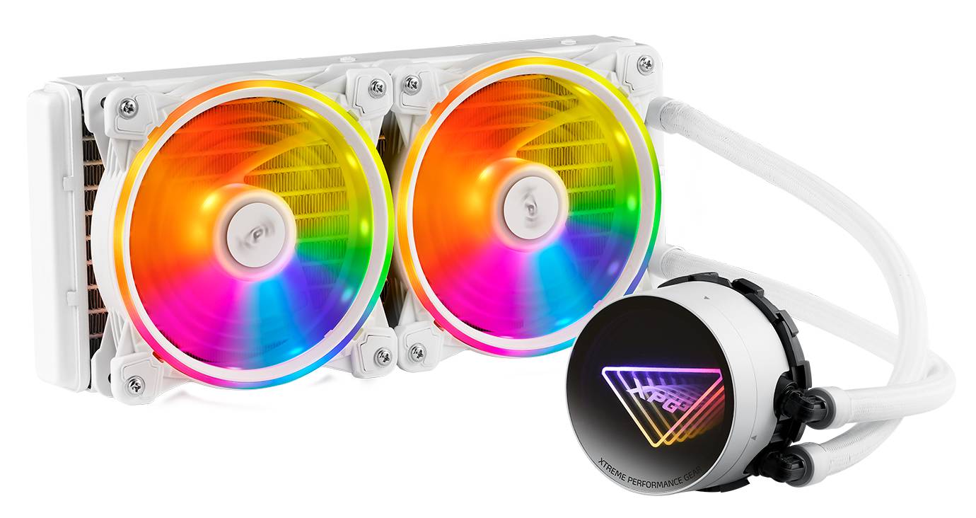 Жидкостное охлаждение XPG Levante X 240, белый LEVANTEX240-WHCWW (LGA1700 Ready)