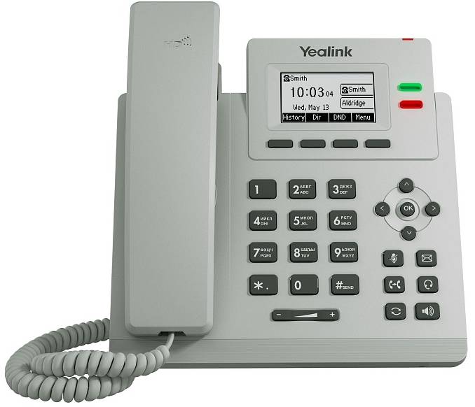 Телефон IP Yealink SIP-T31P, серый