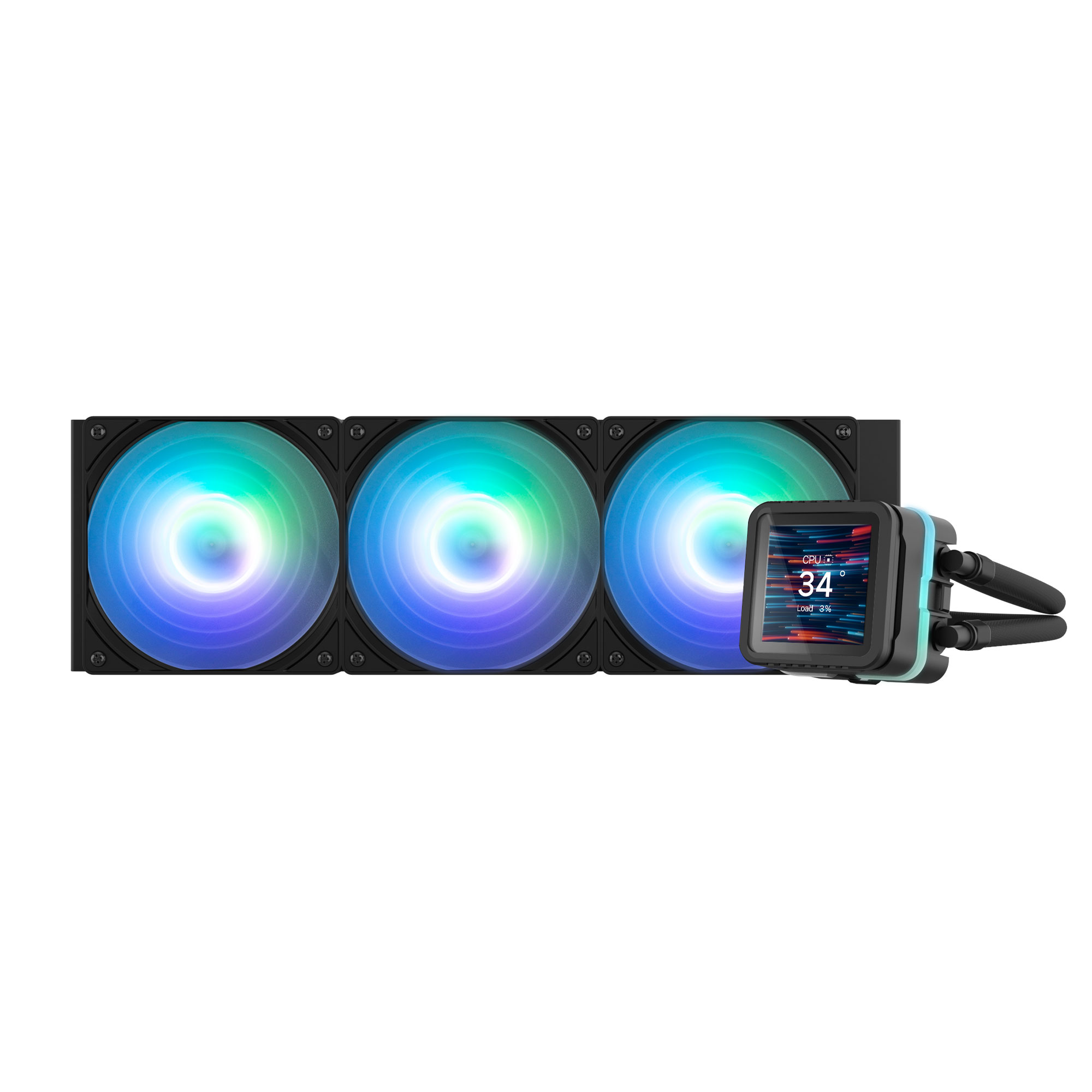 Жидкостное охлаждение Zalman ALPHA2 DS A36 Black (LGA1700 Ready)