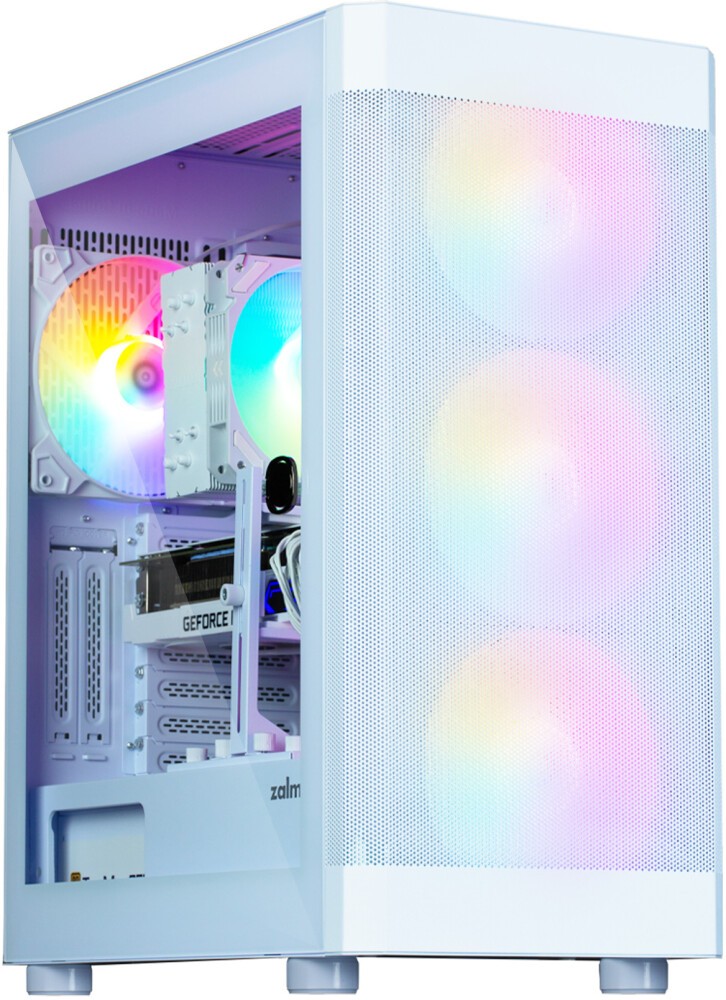 Корпус Zalman I4 TG White, без БП, ATX