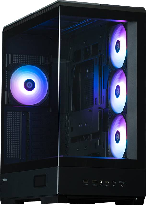 Корпус Zalman P50 DS BLACK, без БП, ATX