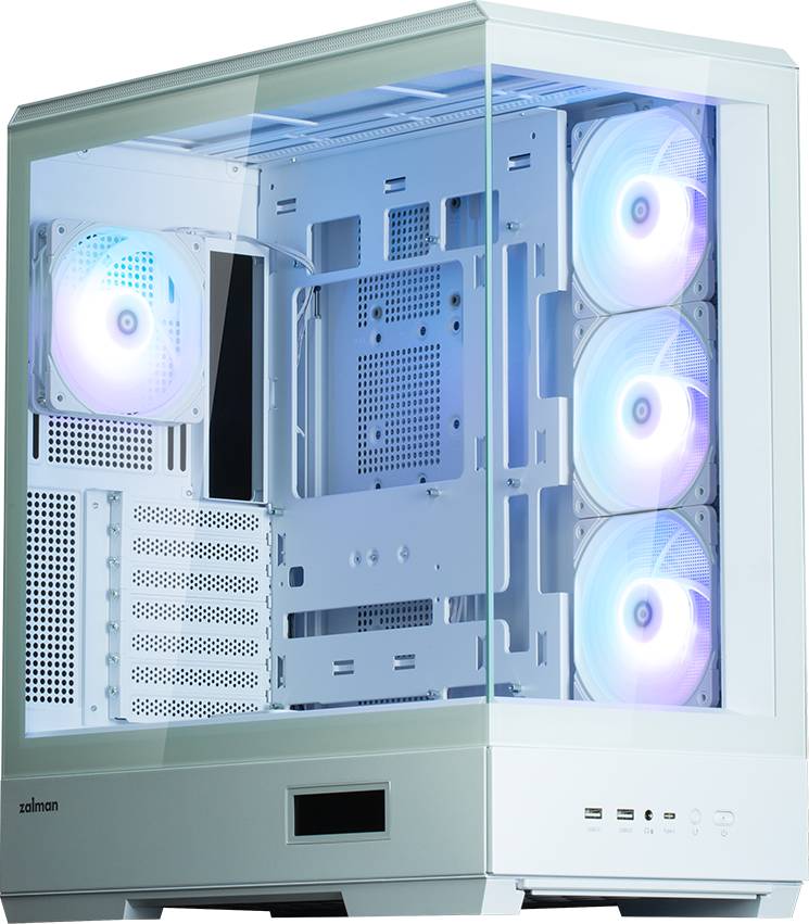 Корпус Zalman P50 DS WHITE, без БП, ATX
