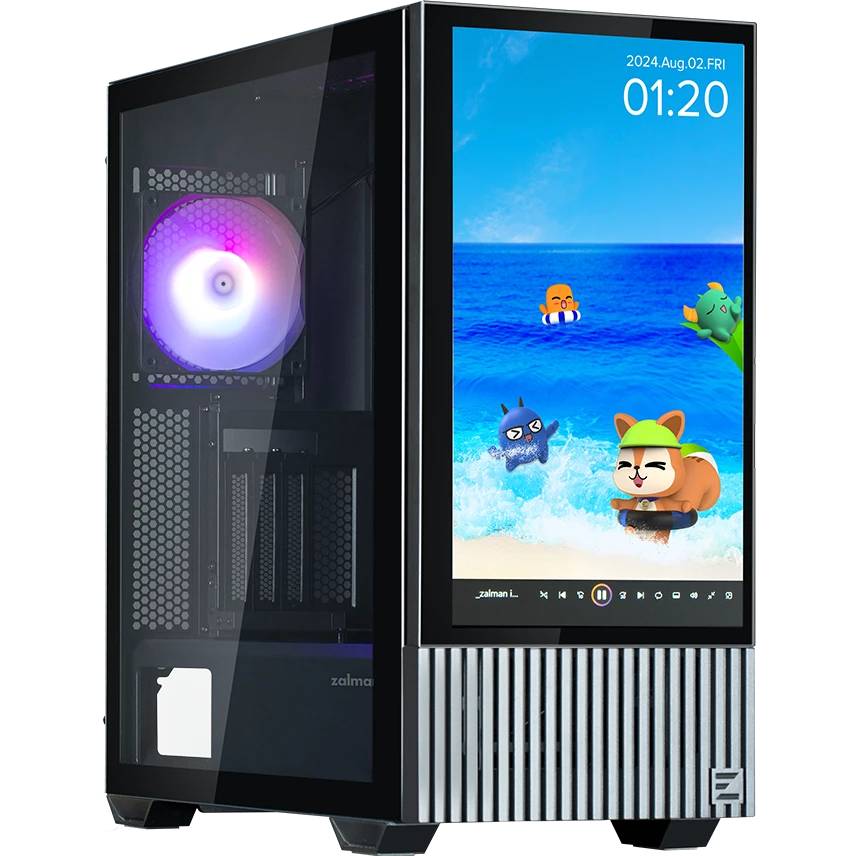 Корпус Zalman Z10 DS Black, без БП, ATX