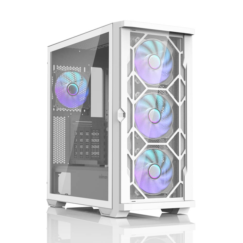 Корпус Zalman Z10 Duo White, без БП, ATX