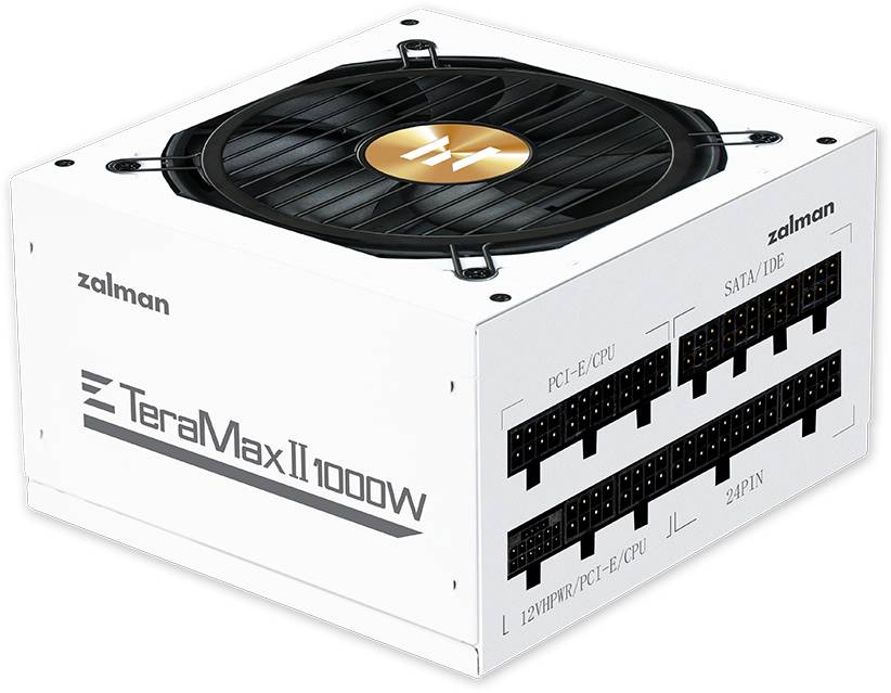 Блок питания 1000Вт, Zalman ZM1000-TMX2 WH, 80 Plus Gold, APFC, ATX
