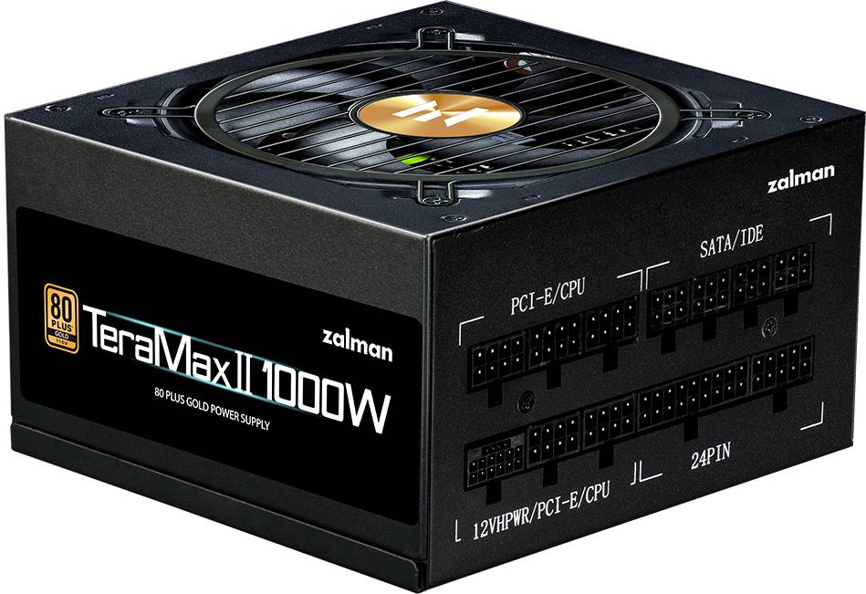 Блок питания 1000Вт, Zalman ZM1000-TMX2, 80 Plus Gold, APFC, ATX