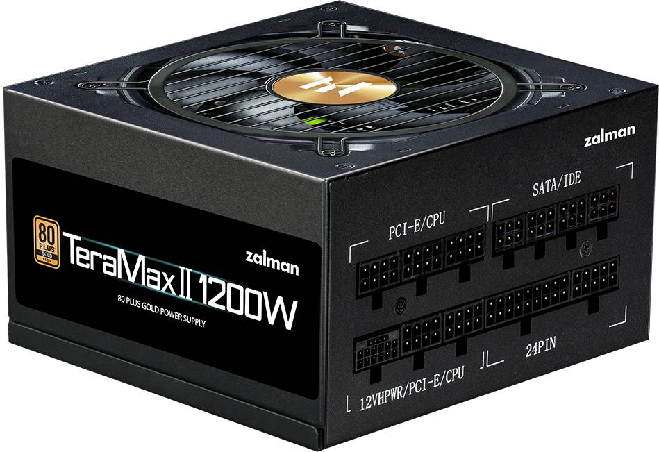 Блок питания 1200Вт, Zalman ZM1200-TMX2, 80 Plus Gold, APFC, ATX
