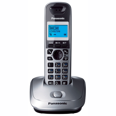 Телефон DECT Panasonic KX-TG2511RUM, серебро