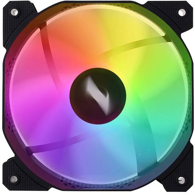 Вентилятор 12x12см 1stPlayer F7R Reverse ARGB Black (F7R-BK)