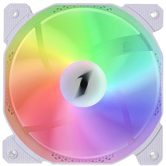 Вентилятор 12x12см 1stPlayer F7R Reverse ARGB White (F7R-WH)