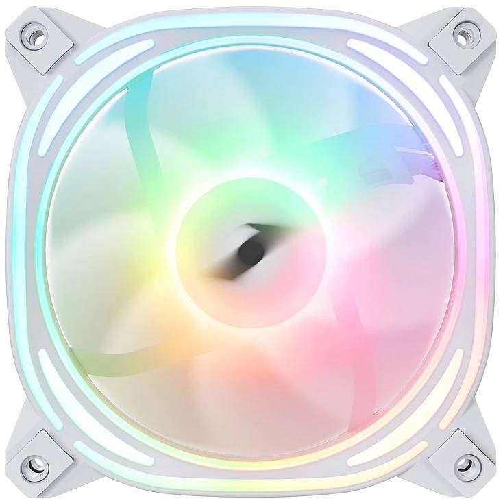Вентилятор 12x12см 1stPlayer FB7R ARGB White (FB7R-WH)