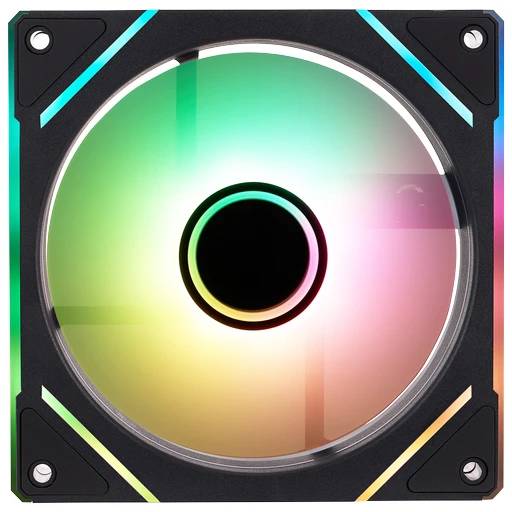Вентилятор 12x12см 1stPlayer FC7R Reverse ARGB Black (FC7R-BK)