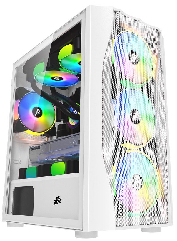 Корпус 1stPlayer FIREBASE X3-M White, без БП, mATX