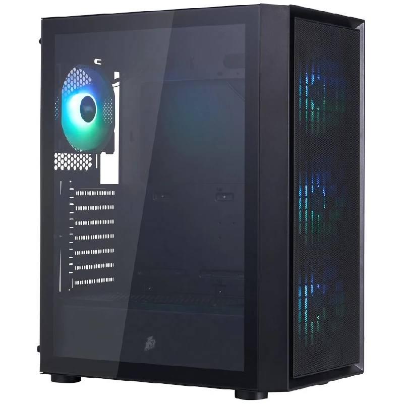 Корпус 1stPlayer GO6 ARGB Black GO6-BK-4F7, без БП, ATX