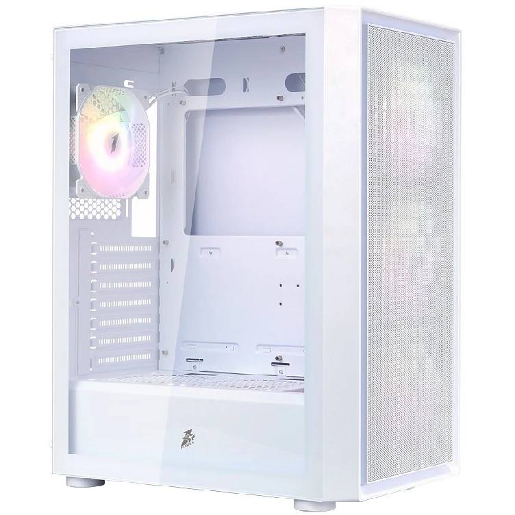 Корпус 1stPlayer GO6 ARGB White GO6-WH-4F7-W, без БП, ATX