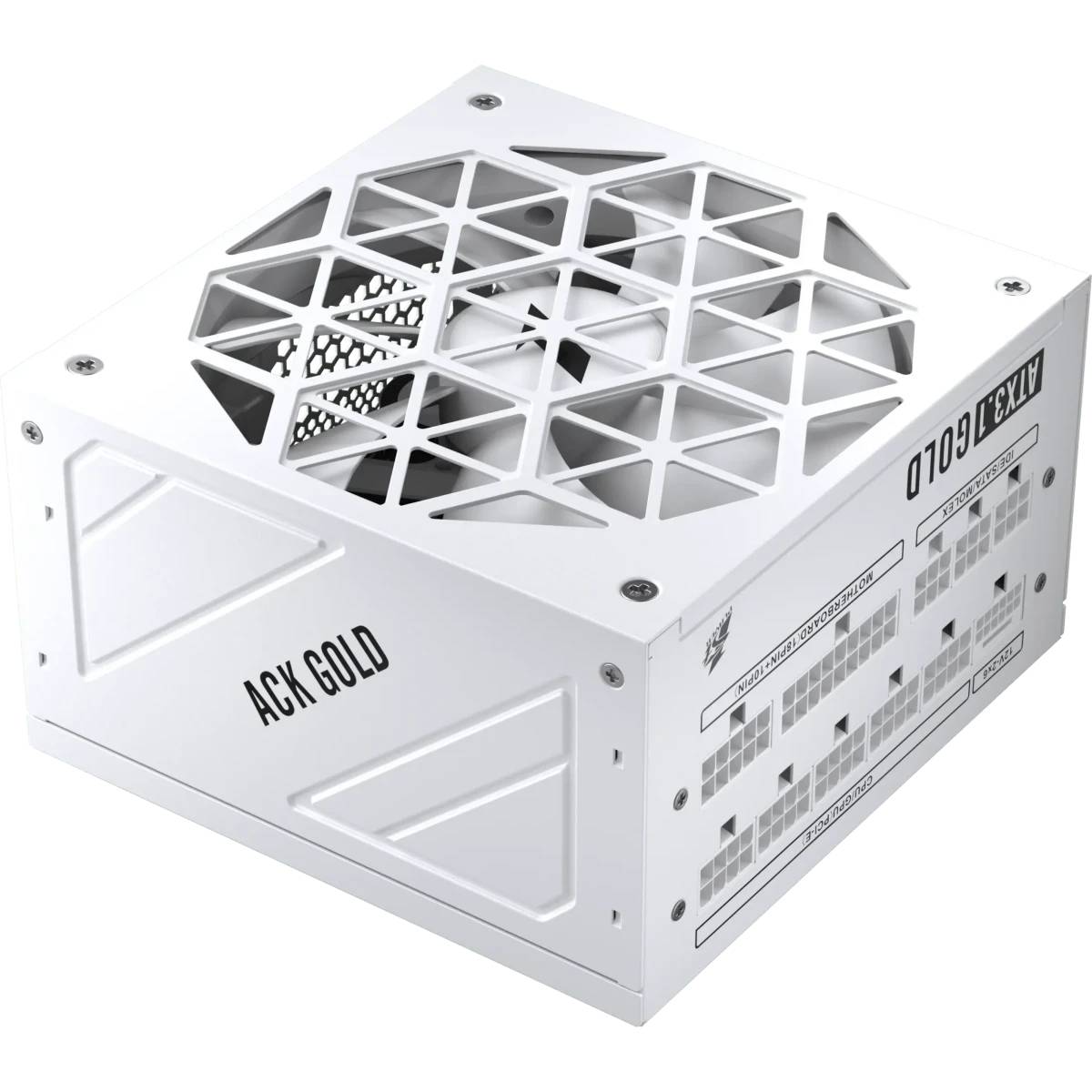 Блок питания 750Вт, 1stPlayer ACK GOLD 750W HA-750BA2-WH White, 80 Plus Gold, APFC, ATX