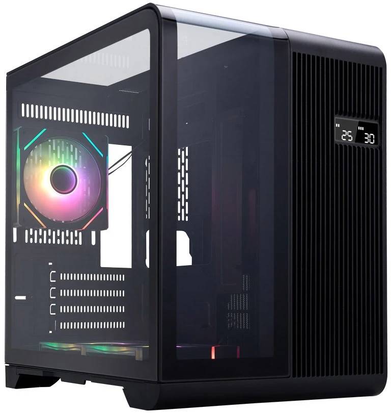 Корпус 1STPLAYER RT5 ARGB Black (RT5-BK-2FC7R-1FC7), без БП, mATX