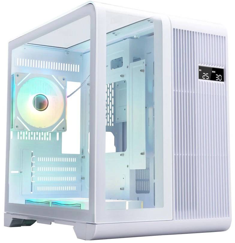 Корпус 1STPLAYER RT5 ARGB White (RT5-WH-2FC7R-W-1FC7-W), без БП, mATX