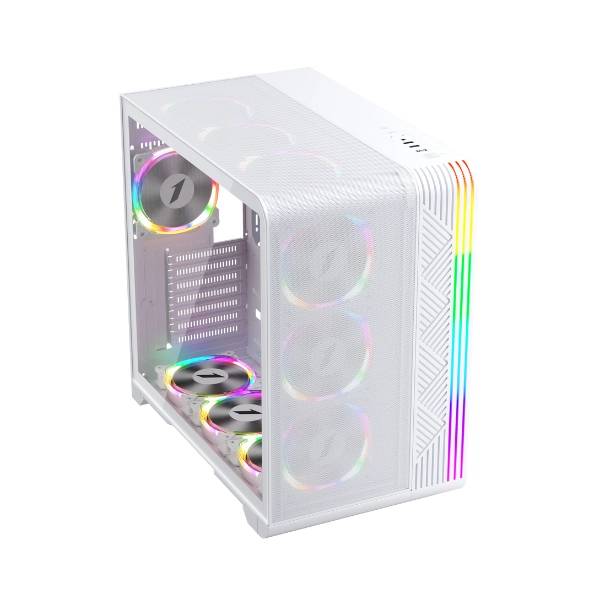 Корпус 1STPLAYER VT7 White (VT7-WH-4FS7-W), без БП, ATX