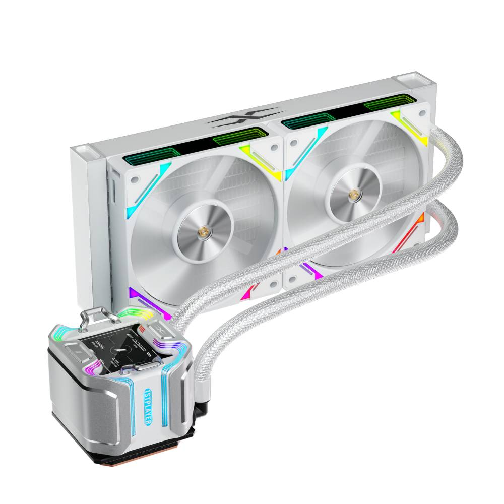 Жидкостное охлаждение 1stPlayer X-240 White (X-240-WH)