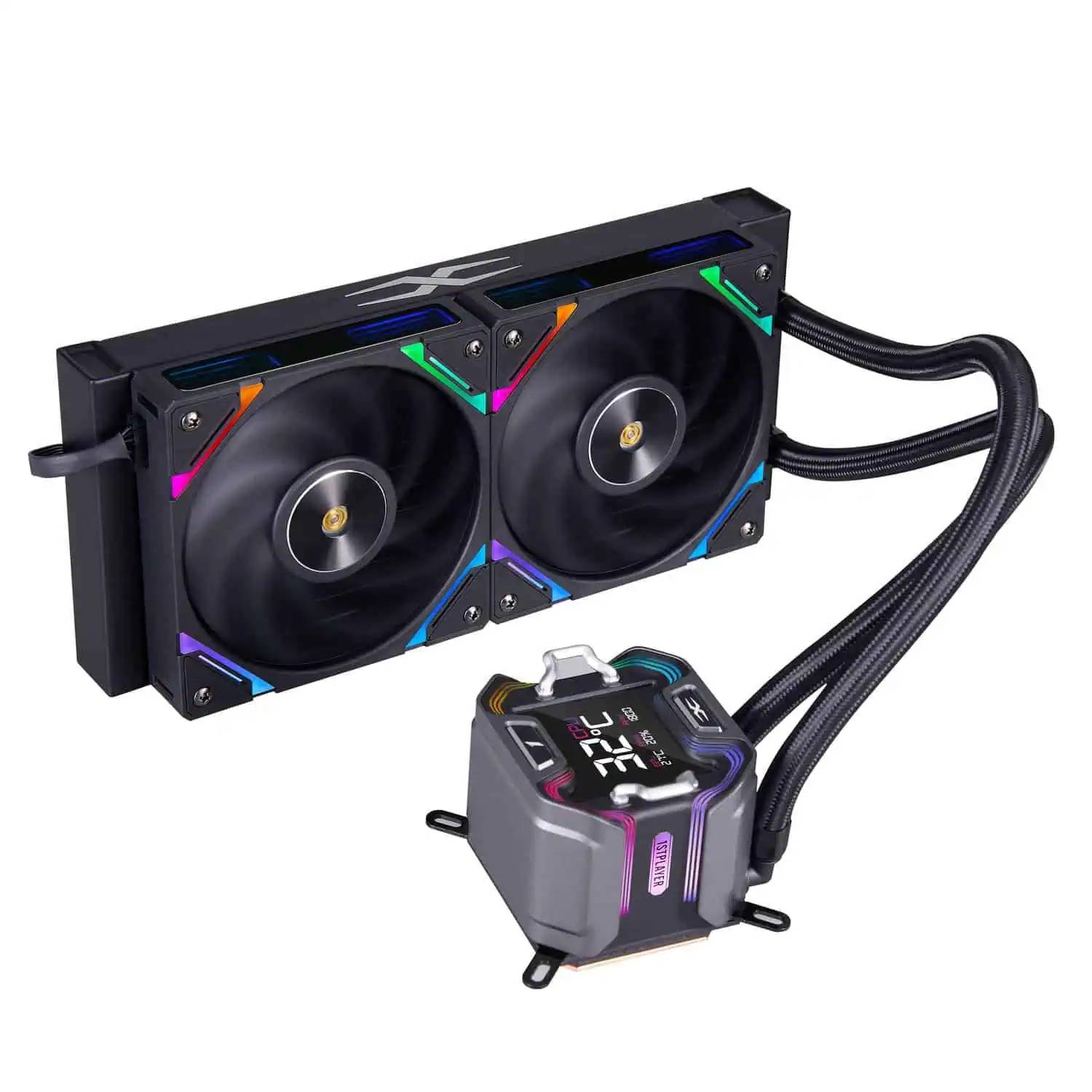 Жидкостное охлаждение 1stPlayer X-240E Black (X-240E-BK)