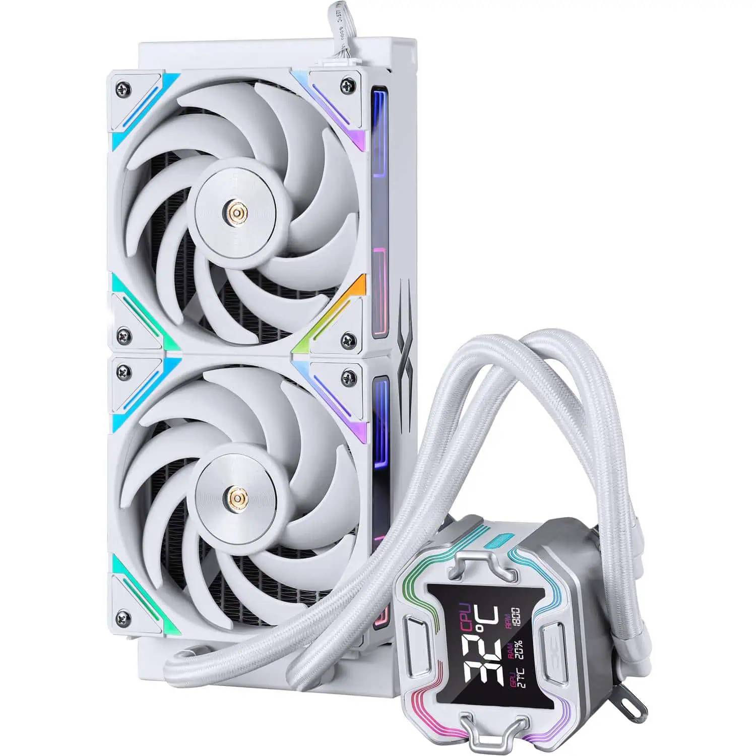 Жидкостное охлаждение 1stPlayer X-240E White (X-240E-WH)