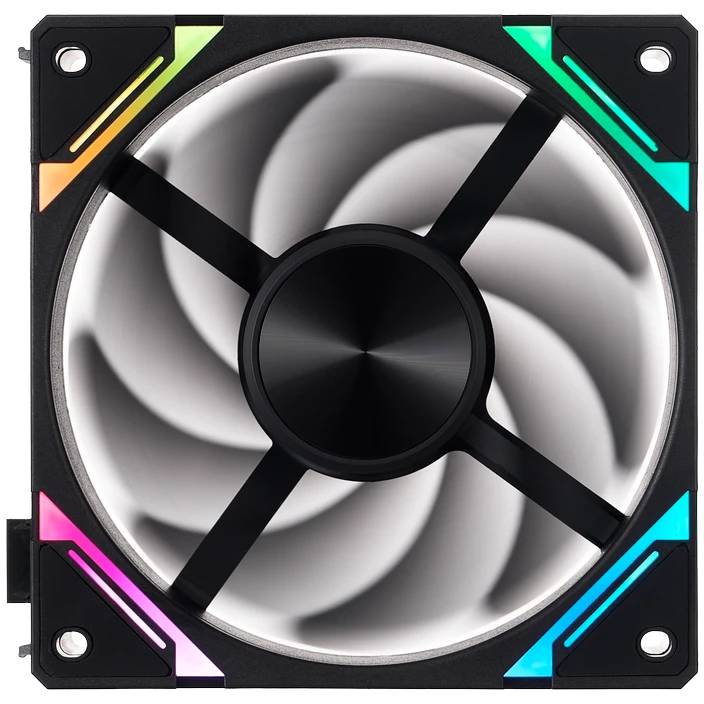 Вентилятор 12x12см 1stPlayer XF7R Black (XF7R-BK-1IN1)