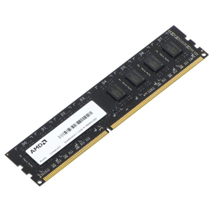 Оперативная память 2Gb AMD Radeon R5 Entertainment R532G1601U1S-UO, DDR III, PC-12800, 1600MHz, 1.5V