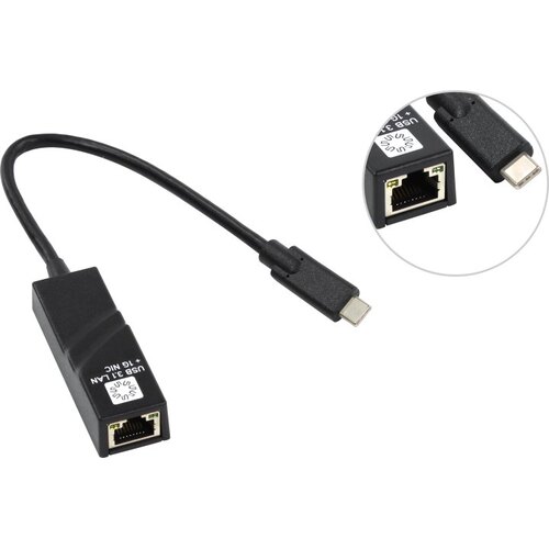 Сетевая карта 5bites UA3C-45-07BK, 1Gbps, USB 3.0 Type-C