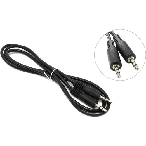 Кабель Jack3.5 (M) - Jack3.5 (M) 5bites AC35J-010M, 1м, черный