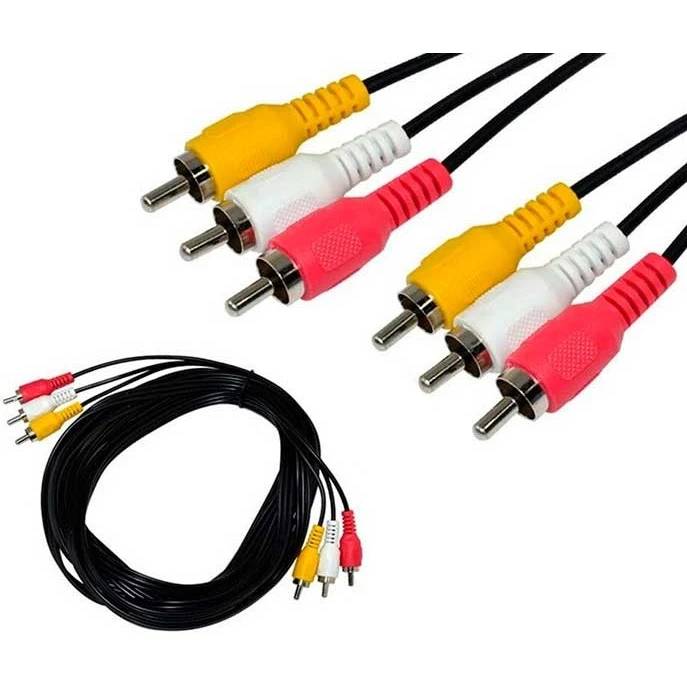 Кабель 3xRCA (M) - 3xRCA (M), 5bites AC3R-020M, 2м