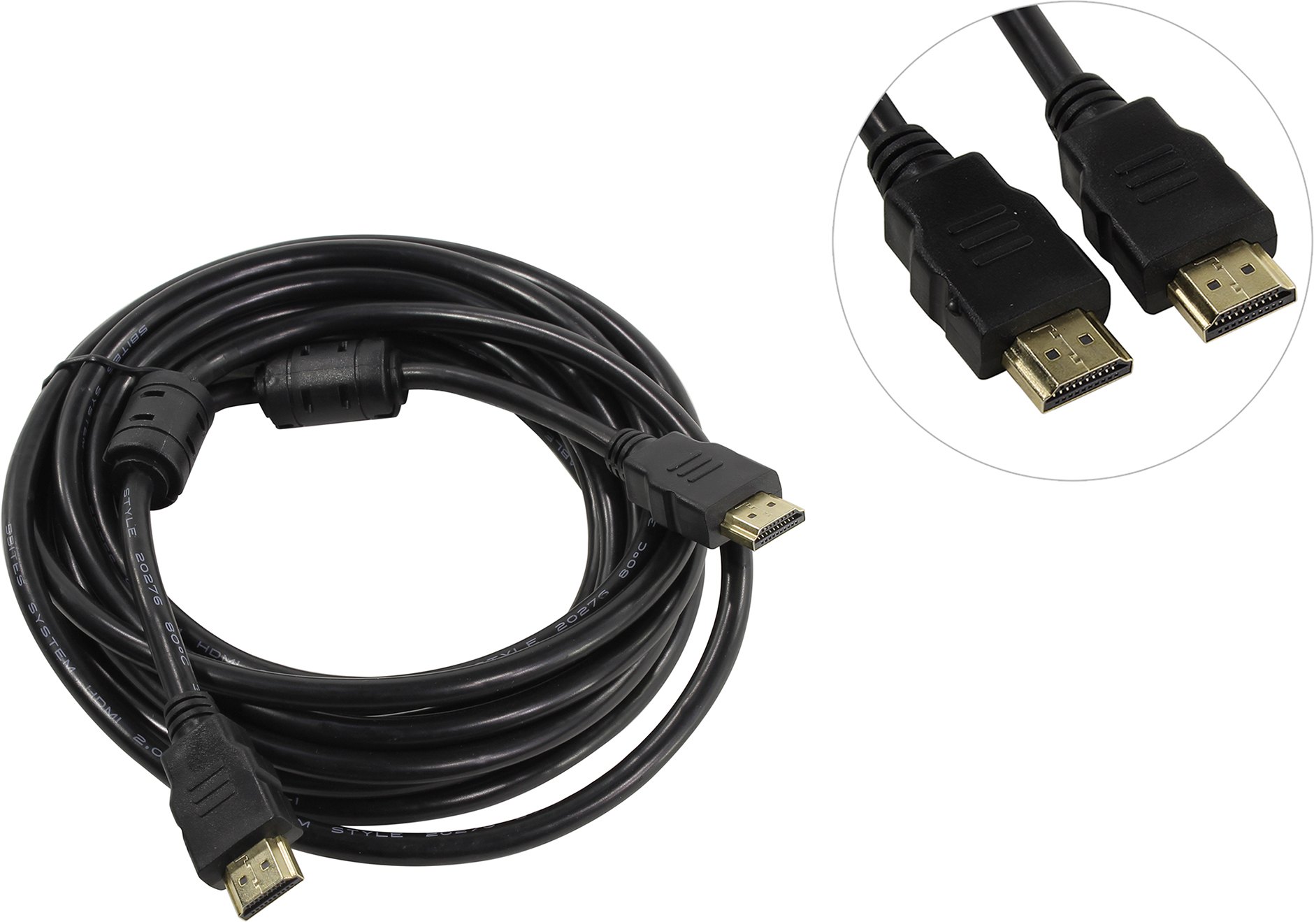 Кабель HDMI (19M) - HDMI (19M), 5м, 5bites APC-200-050F