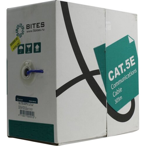FTP кабель бухта 305м cat.5e 5bites FS5525-305B-BL