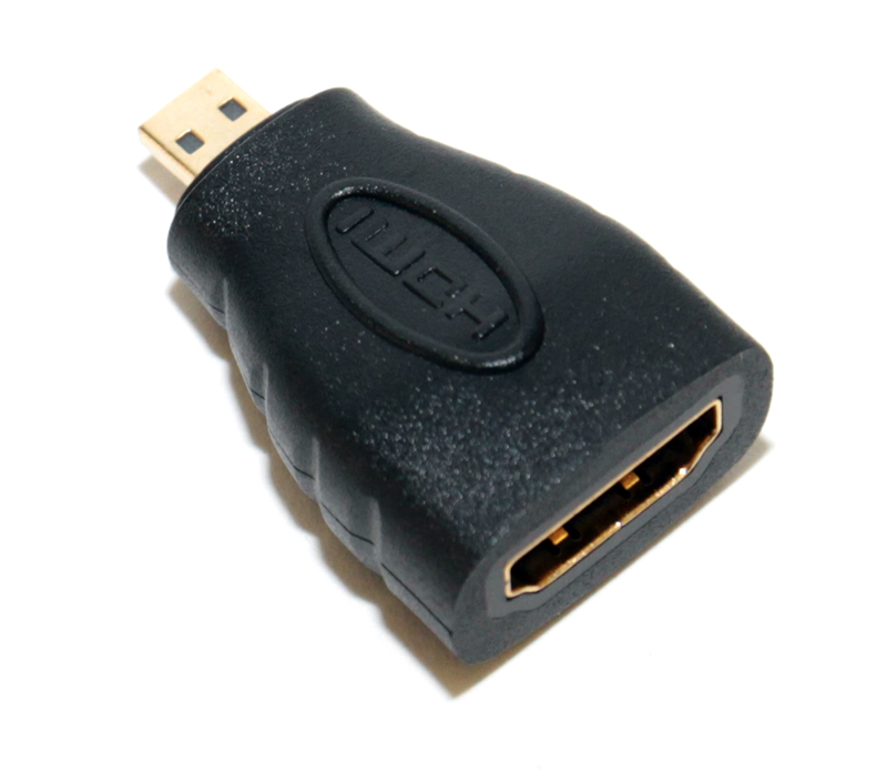 Переходник microHDMI (19M) - HDMI (19F), 5bites HH1805FM-MICRO