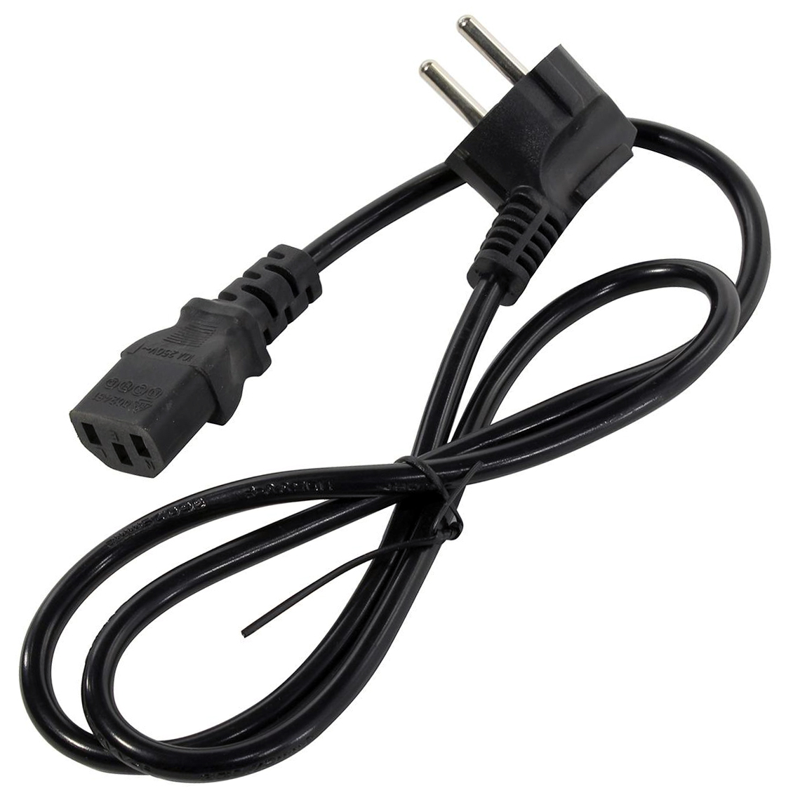 Кабель компьютер - сеть 220V, 1.8м, 5bites PC207-18A