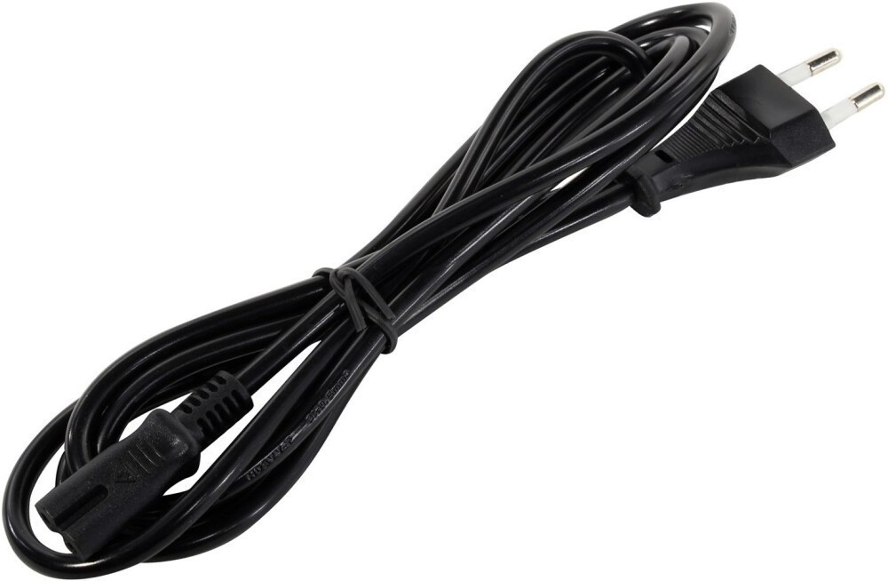 Кабель НОУТБУК, аудио/видео - сеть 220V, 1.8м, 5bites PC305-18A (IEC C7)