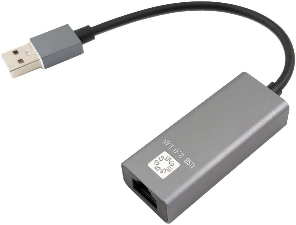 Сетевая карта 5bites UA2-45-15BK, 100Mbps, USB