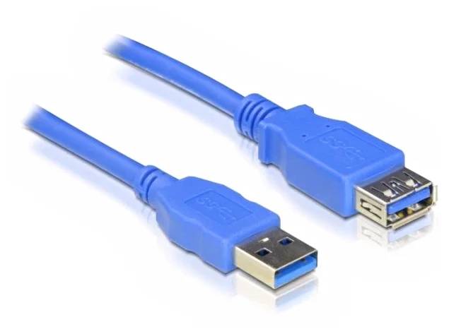 Кабель удлинитель USB3.0 (M) - USB3.0 (F), 5м, 5bites UC3011-050F, синий