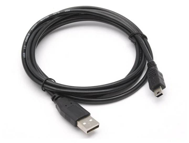 Кабель USB2.0 (M) - miniUSB2.0 (M), 0.5м, 5bites UC5007-005, черный