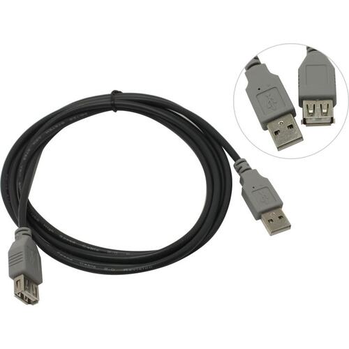 Кабель удлинитель USB2.0 (M) - USB2.0 (F), 1.8м, 5bites UC5011-018C, черный