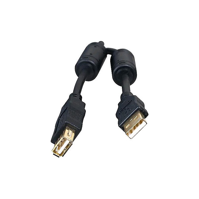 Кабель удлинитель USB2.0 (M) - USB2.0 (F), 3м, 5bites UC5011-030A, черный