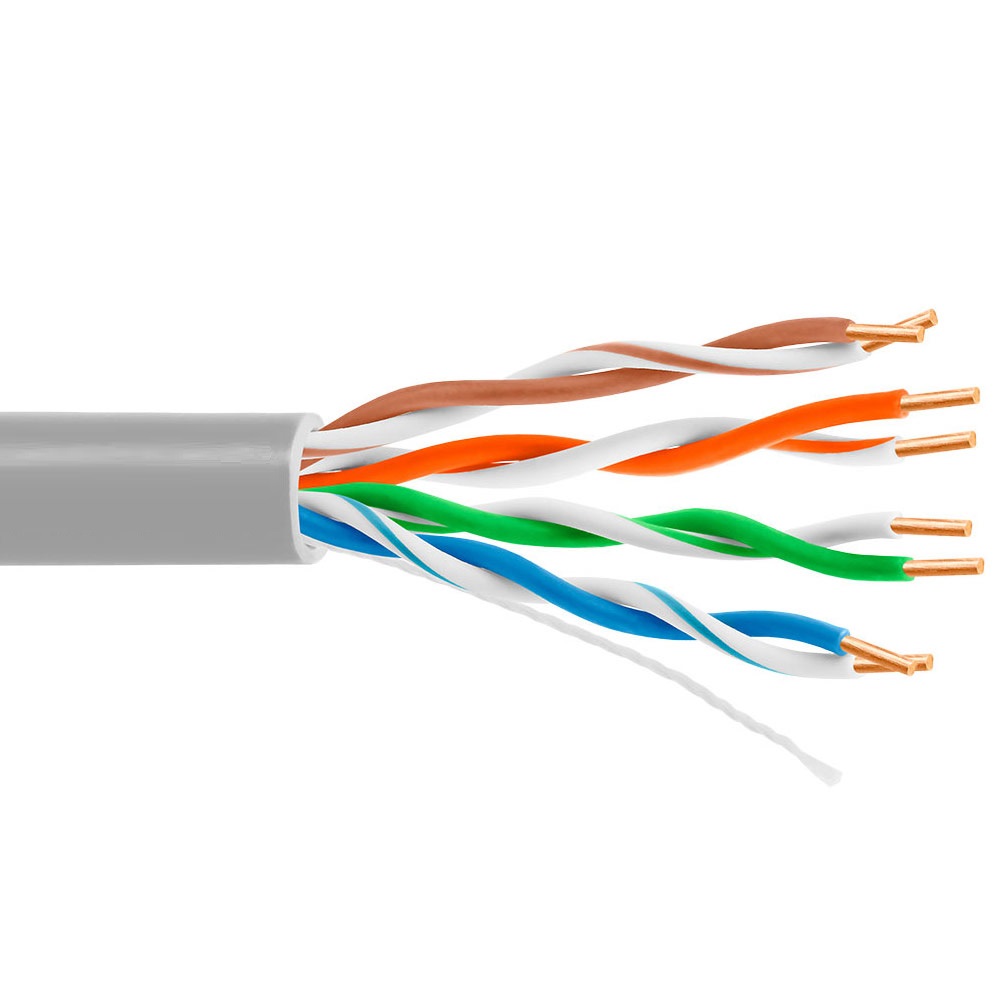 UTP кабель бухта 100м cat.5e 5bites US5505-100C, серый